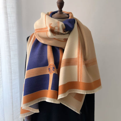 Horse Stride Elegant Scarf