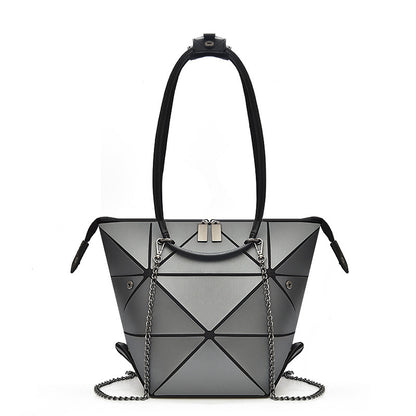 Geometric Diamond Laser Bag