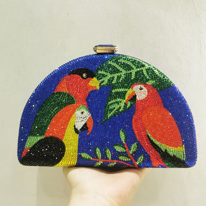 Bird Dazzle Clutch Bag