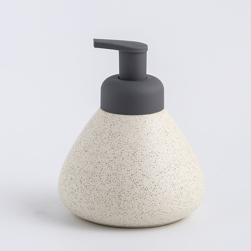 Ceramic Speckled Soap Dispenser Bottle