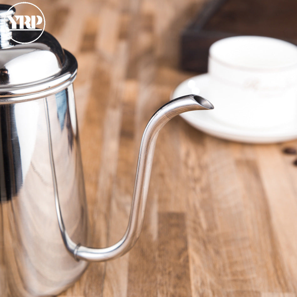 Stainless Steel Long Mouth Coffee Pot