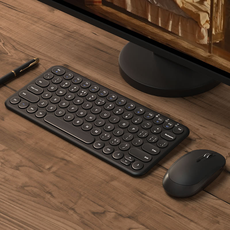 Ultra-Thin Wireless Keyboard And Mouse Set