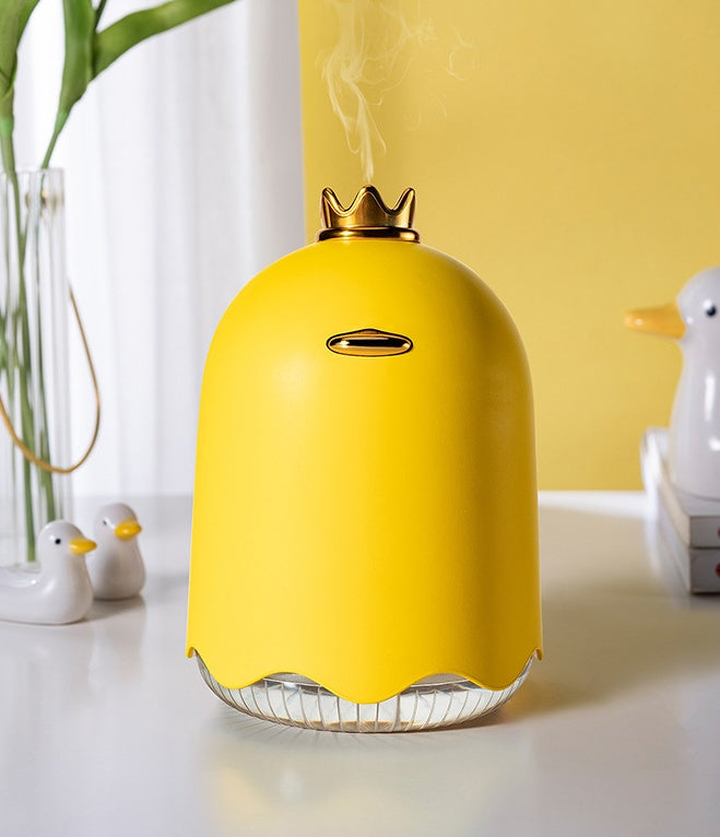 250ML Creative Crown Duck Humidifier Home Desktop Small Car Air Purifier Ultrasonic Humidifier USB Mini Atomizer