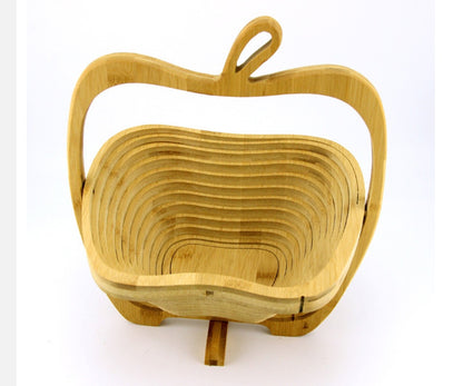 Retro Bamboo Fruit Basket