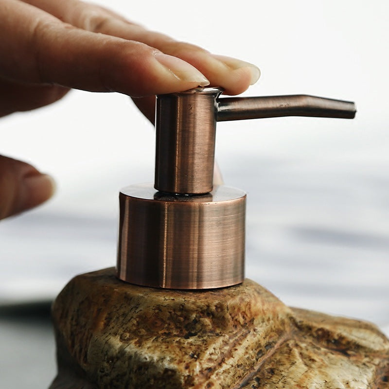 Ceramic Retro Stone Soap Dispenser