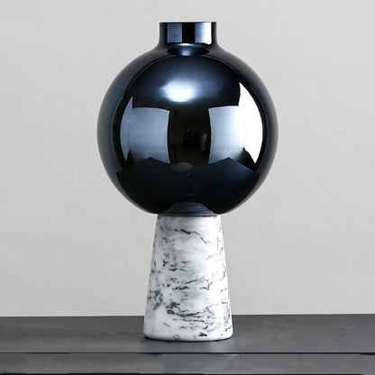 Marble Glass Vase