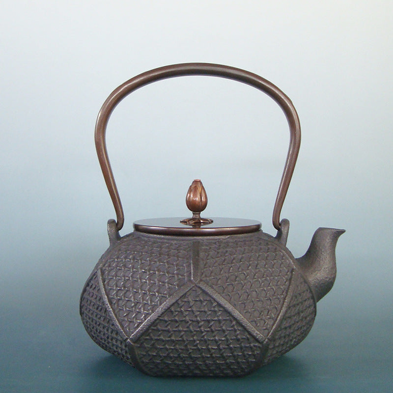 Cast Iron Grey Tea Pot