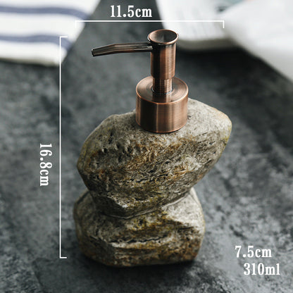 Ceramic Retro Stone Soap Dispenser