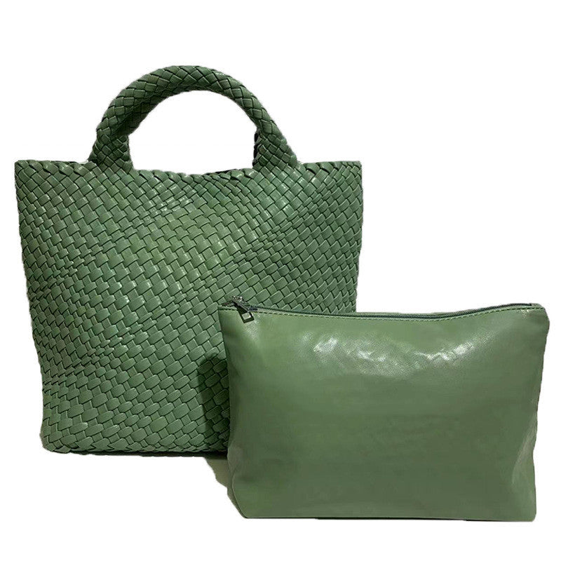 Woven Capacity Tote Bag