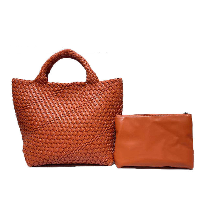 Woven Capacity Tote Bag