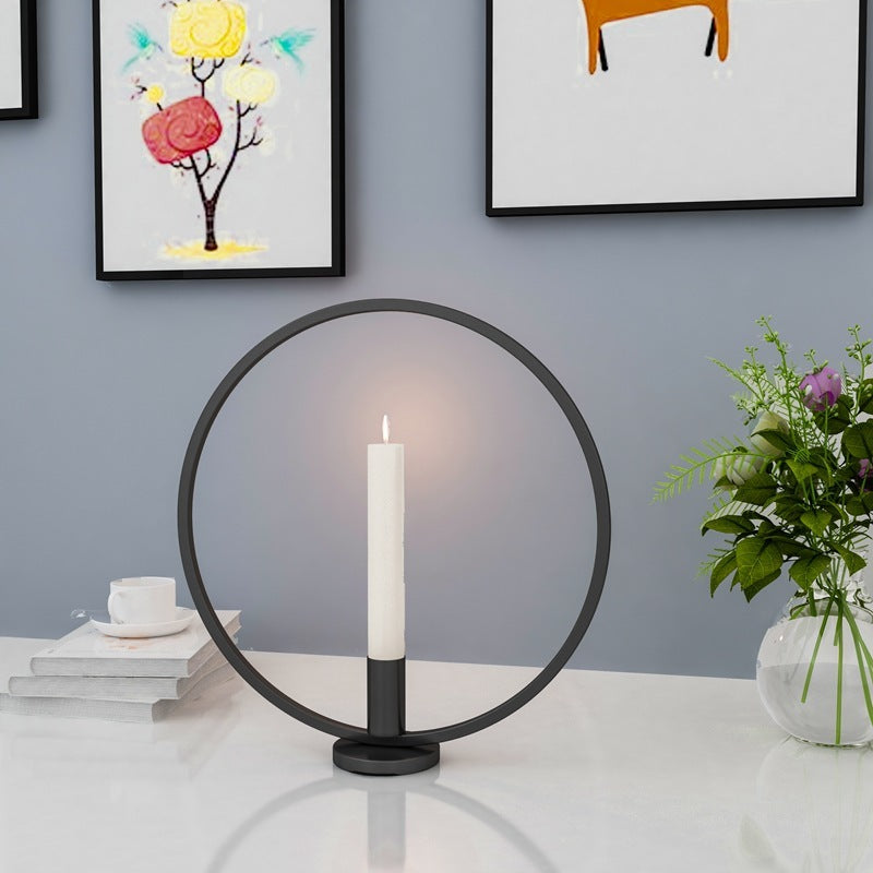 Round Statement Candle Holder