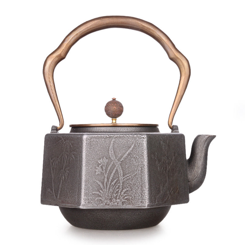 Iron Hot Water Tea Pot