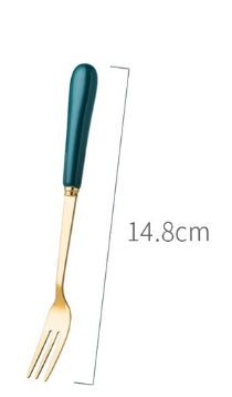 Teal Crest Stainless Steel Cutlery