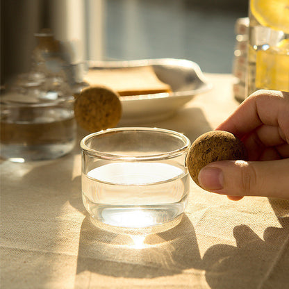 Heat Resistant Flask with Cork Cover