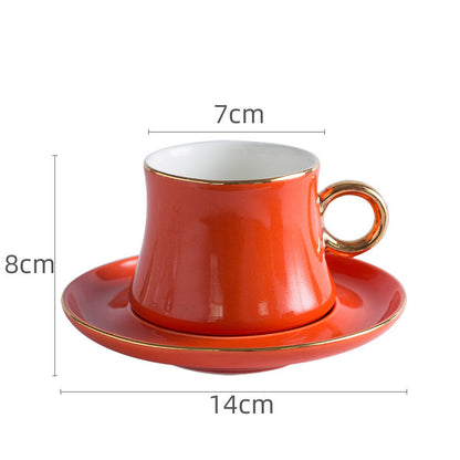 Nordic Luxury Coffee Cup and Saucer