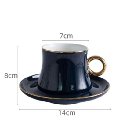 Nordic Luxury Coffee Cup and Saucer