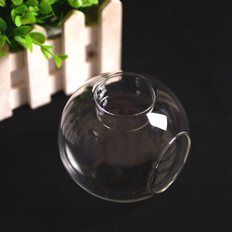 Creative Glass Round Candle Holder