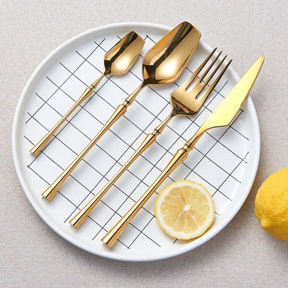 Golden Edge Stainless Steel Cutlery