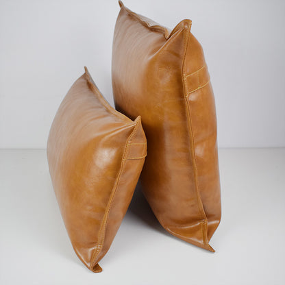 Soft Statement Leather Cushion Cover