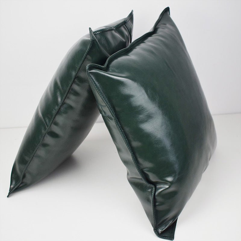 Soft Statement Leather Cushion Cover