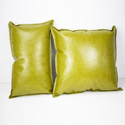 Soft Statement Leather Cushion Cover