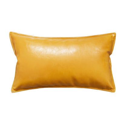 Soft Statement Leather Cushion Cover