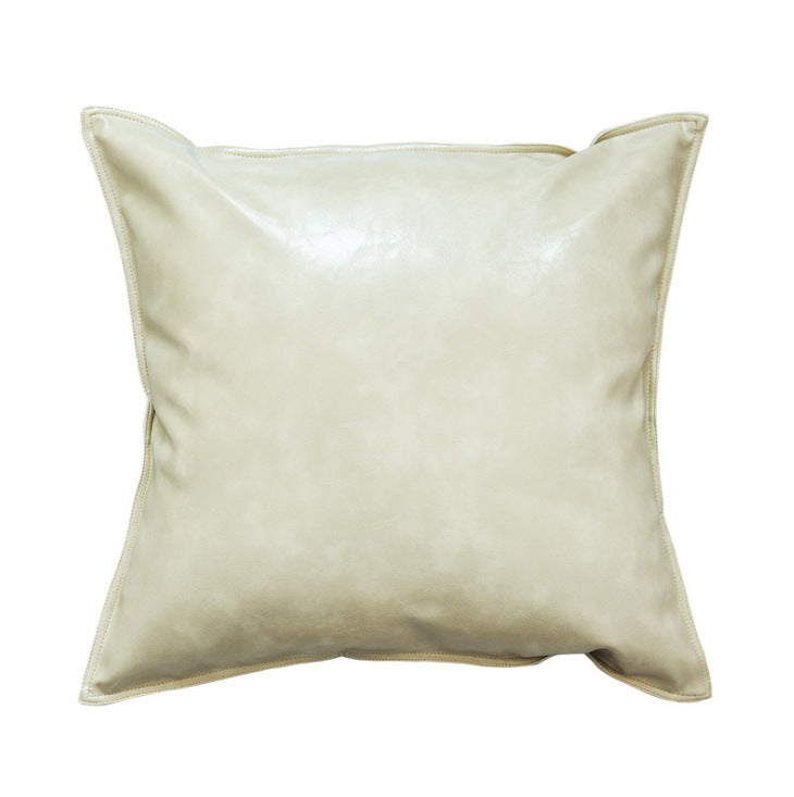 Soft Statement Leather Cushion Cover