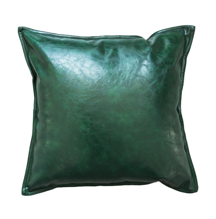 Soft Statement Leather Cushion Cover