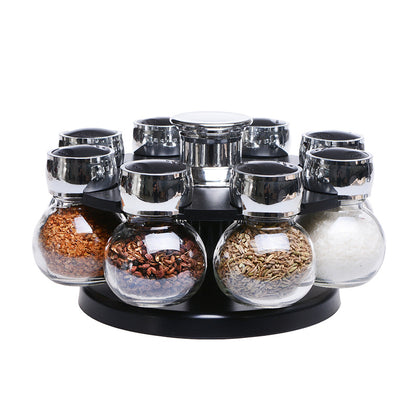 Rotary Seasoning Storage Rack