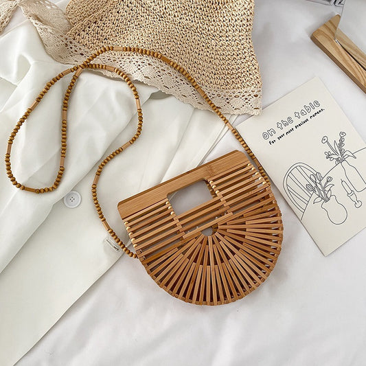 Wooden Caged Design Bag