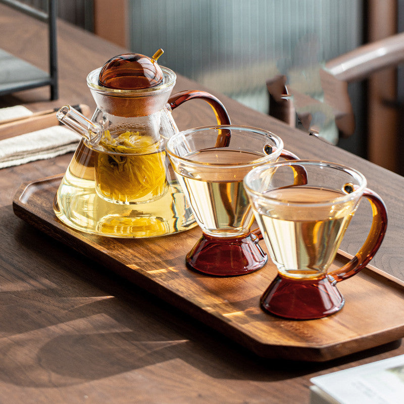 Glass Filter Teapot Set