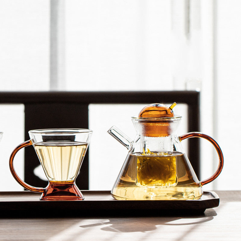 Glass Filter Teapot Set