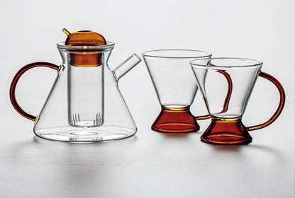 Glass Filter Teapot Set