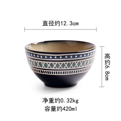 Ceramic Western Plate Set