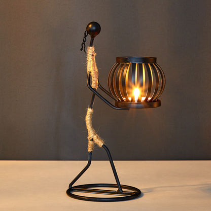 Iron Modern Candle Holder