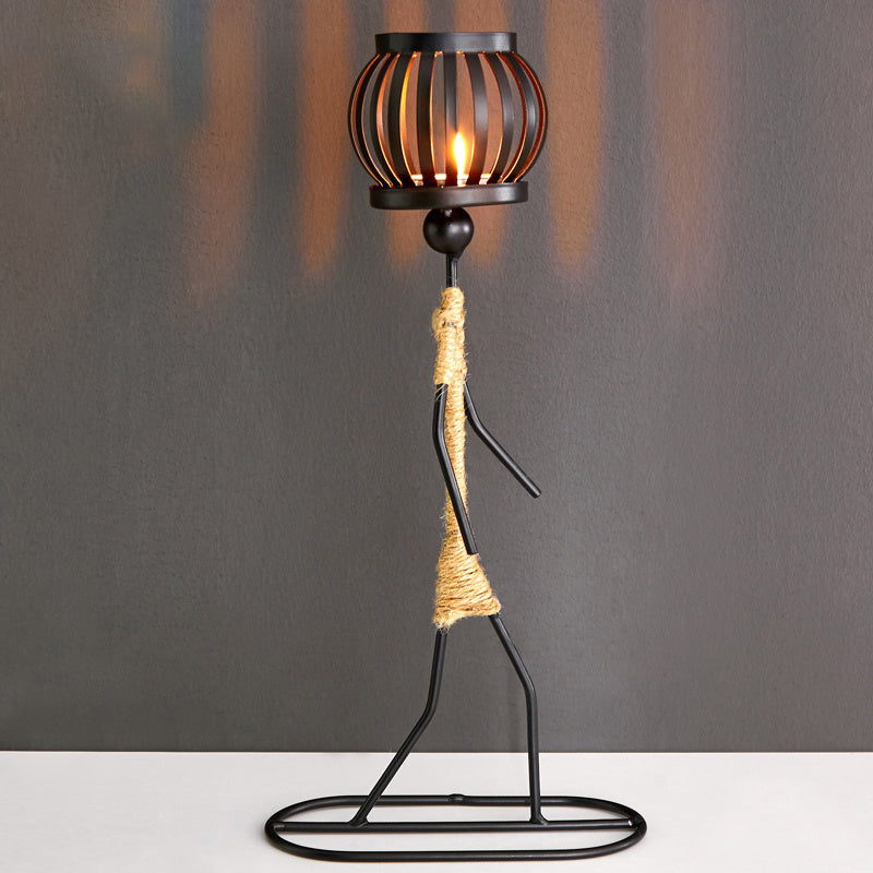 Iron Modern Candle Holder