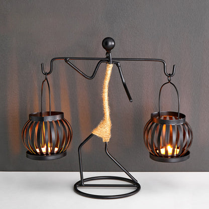 Iron Modern Candle Holder