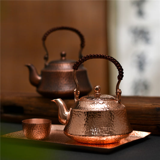 Copper Brewing Teapot