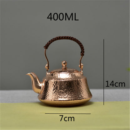 Copper Brewing Teapot