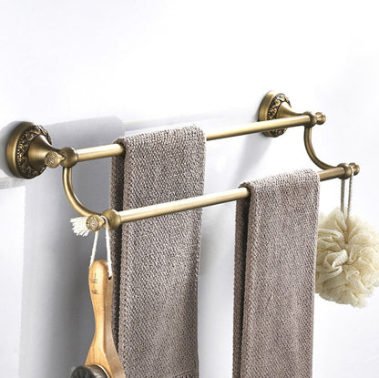 Copper Retro Antique Bathroom Towel Rack