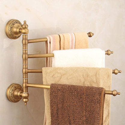 Copper Retro Antique Bathroom Towel Rack