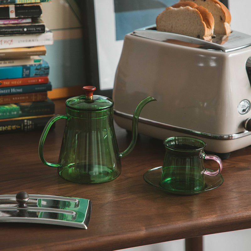 Stained Glass Coffee Pot