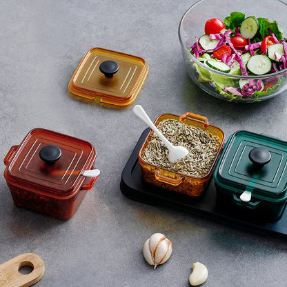 Coloured Enamel Seasoning Box Set