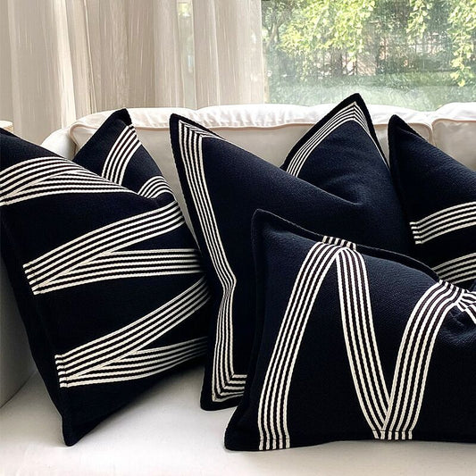 Geometric Touch Cushion Cover