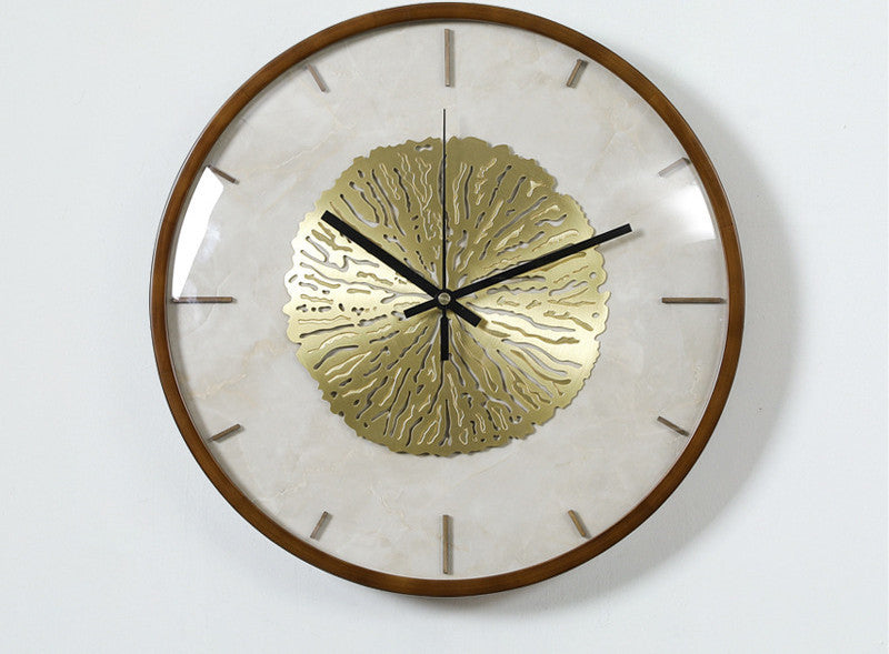 Modern Edge Polished Wall Clock