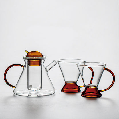 Glass Filter Teapot Set