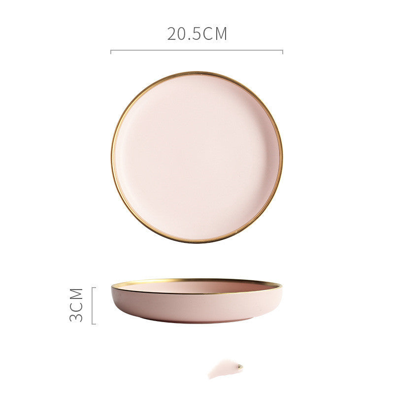 Pastel Gleam Dinner Plate Set