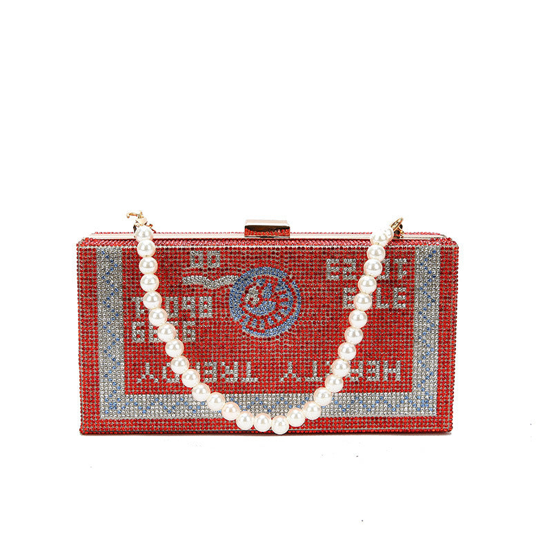 Diamond Letter Square Bag