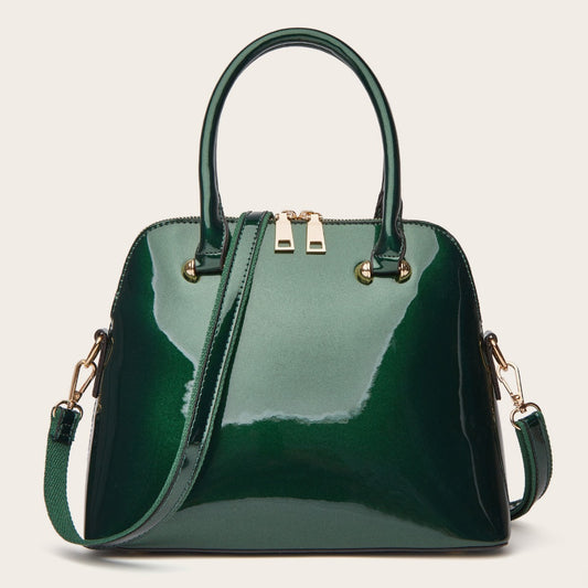 Patent Bold Hold Bag