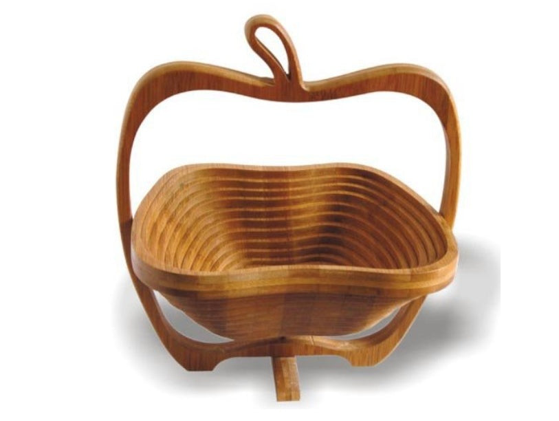 Retro Bamboo Fruit Basket